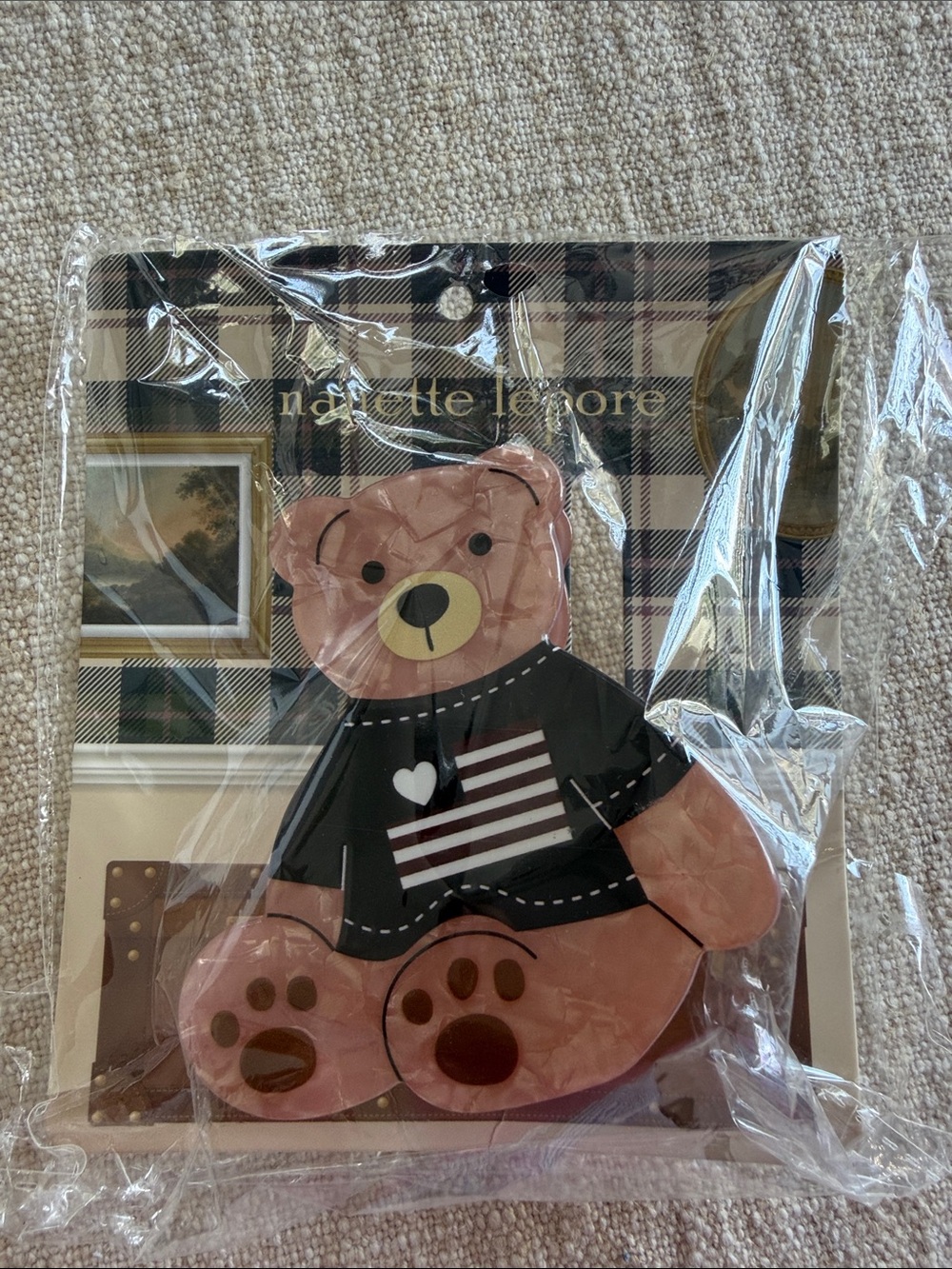 💕Teddy Bear hair clip
